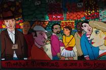 Arte no Pike Public Market, em Seattle, estado de Washington, nos Estados Unidos